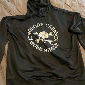 Black “Nobody Cares, Work Harder” Hoodie